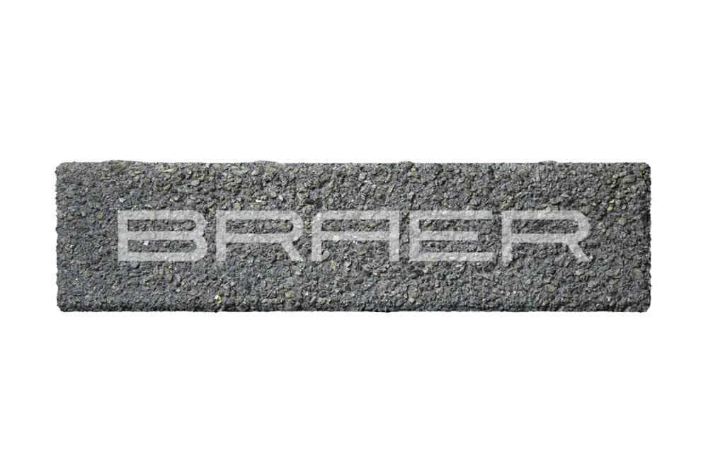 Тротуарная плитка Braer Ригель 2.0, Гранит на черном Select, 60 мм