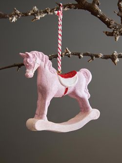 Набор ёлочных украшений Pink fairytale из коллекции New Year Essential, 4 шт.