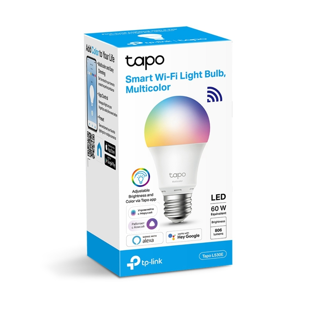 Умная лампа TP-Link Tapo L530E