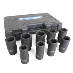 OPT-60209 Набор ударных головок глубоких 3/4", 22-38 мм, 9 предметов