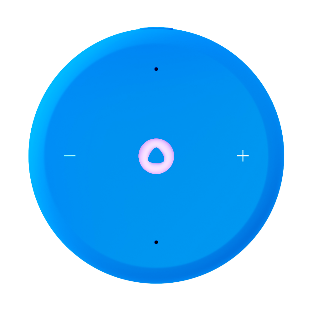 Умная колонка Яндекс Станция Лайт 2 с Алисой на YaGPT, Синий