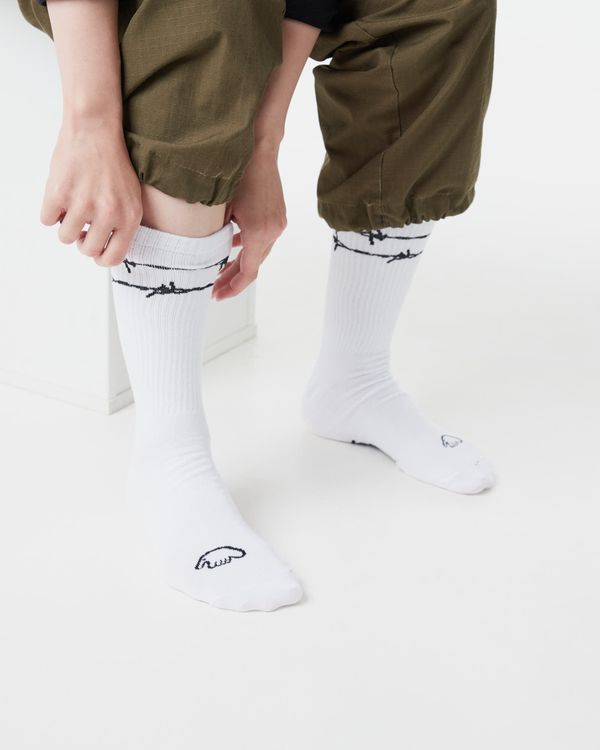 Носки Колючка белые - фото 2