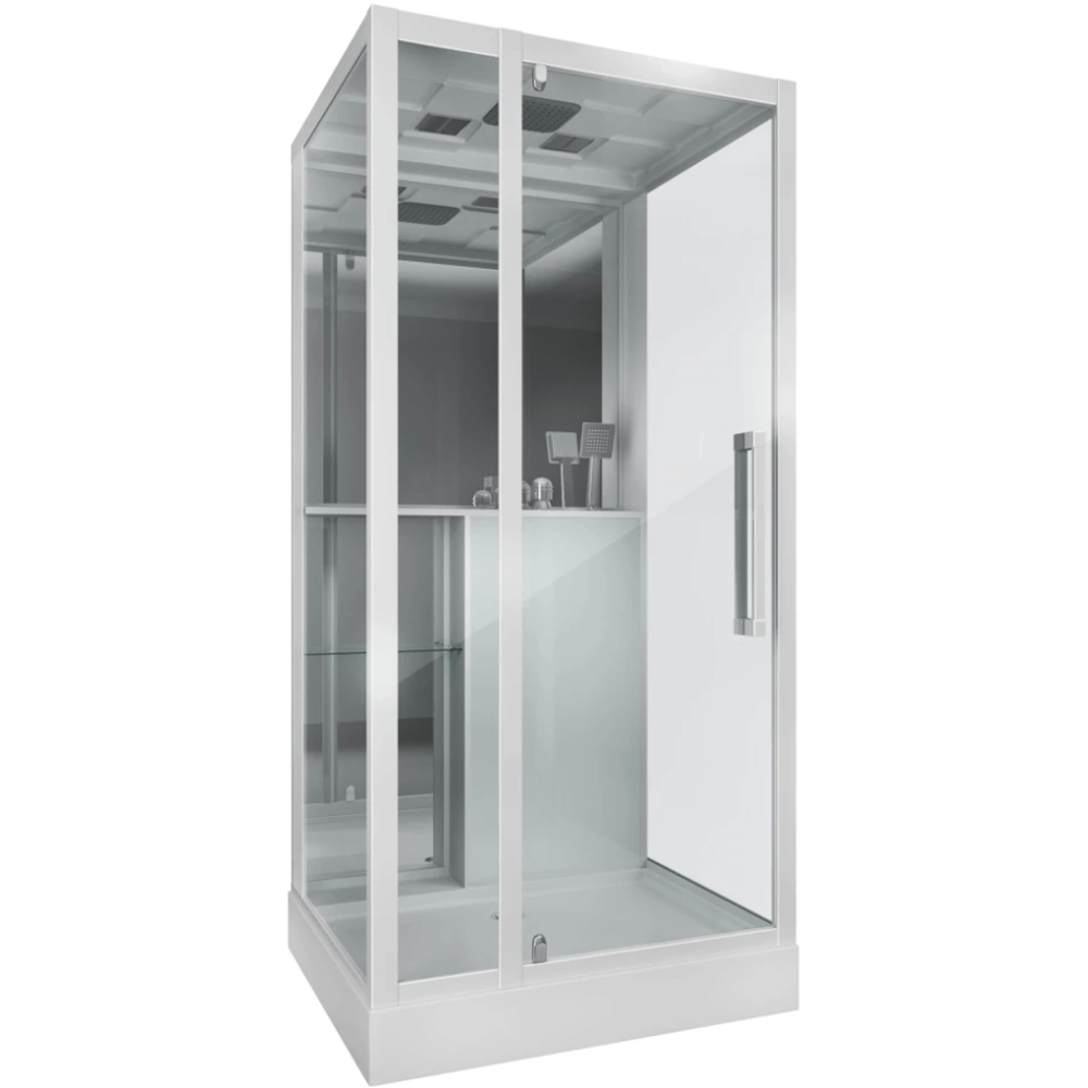 Душевая кабина Grossman Style GR161 (90x90x215) дверь распашная,5 мест