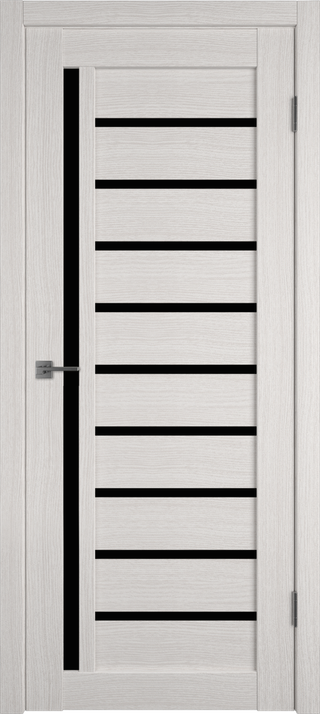 Дверь Atum 11 / Bianco / Black Gloss / Владимирские двери