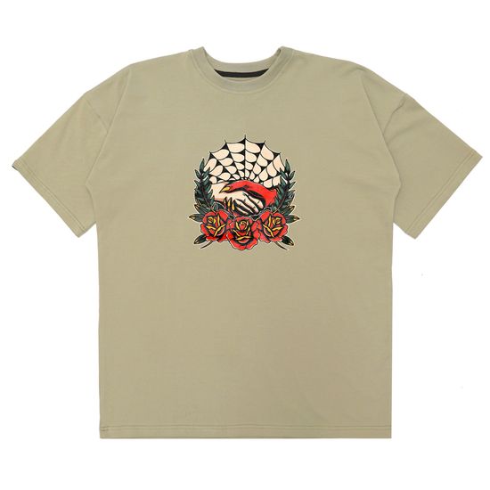 Футболка Steal Chill Траст оверсайз зелёный