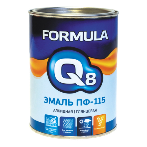 ЭМАЛЬ ПФ-115 САЛАТНАЯ 0,9 КГ (14) "FORMULA Q8" 48051