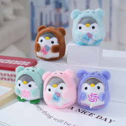 Мягкий брелок "Пингвин в костюме"