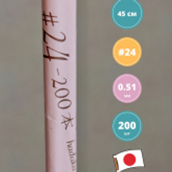 Проволока японская голая для цветов №24 (без оплетки, 45 см, 200 шт.) / проволока металлическая для флористики и творчества