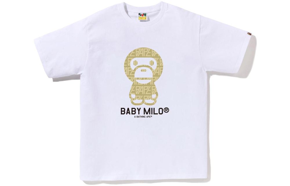A Bathing Ape Logo Monogram Baby Milo Tee