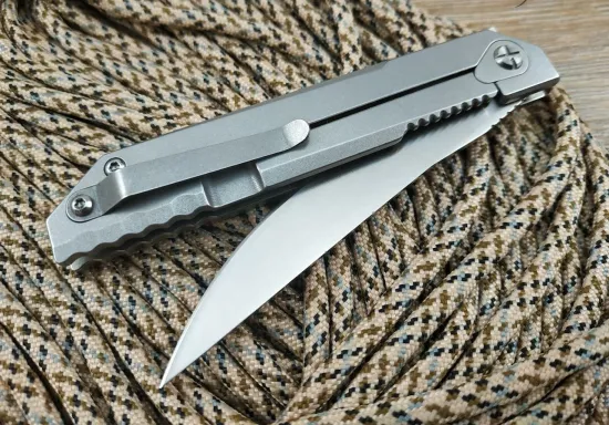 Складной нож Steelclaw ПЭР c клинком из стали AUS-8, рукоять Stainless Steel