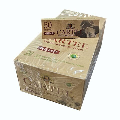 Бумага для сигарет блок "Cartel" Organic Hemp 50л*50шт