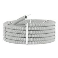 Труба гофрированная ПВХ серая 20 мм с протяжкой 100 м