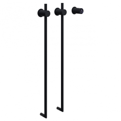 Полотенцесушитель электрический ABBER Charme AH4002MB черный матовый