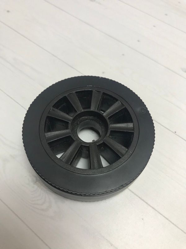 Колесо PLG-K 123, d78, черный