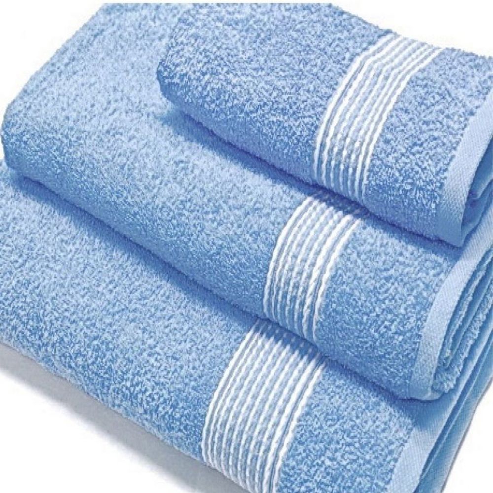 Набор из 3-х махровых полотенец "П37. Косичка" в упаковке, 100% хлопок, Россия.