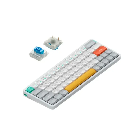 NuPhy Air60 V2 Blue Switch Iconic White