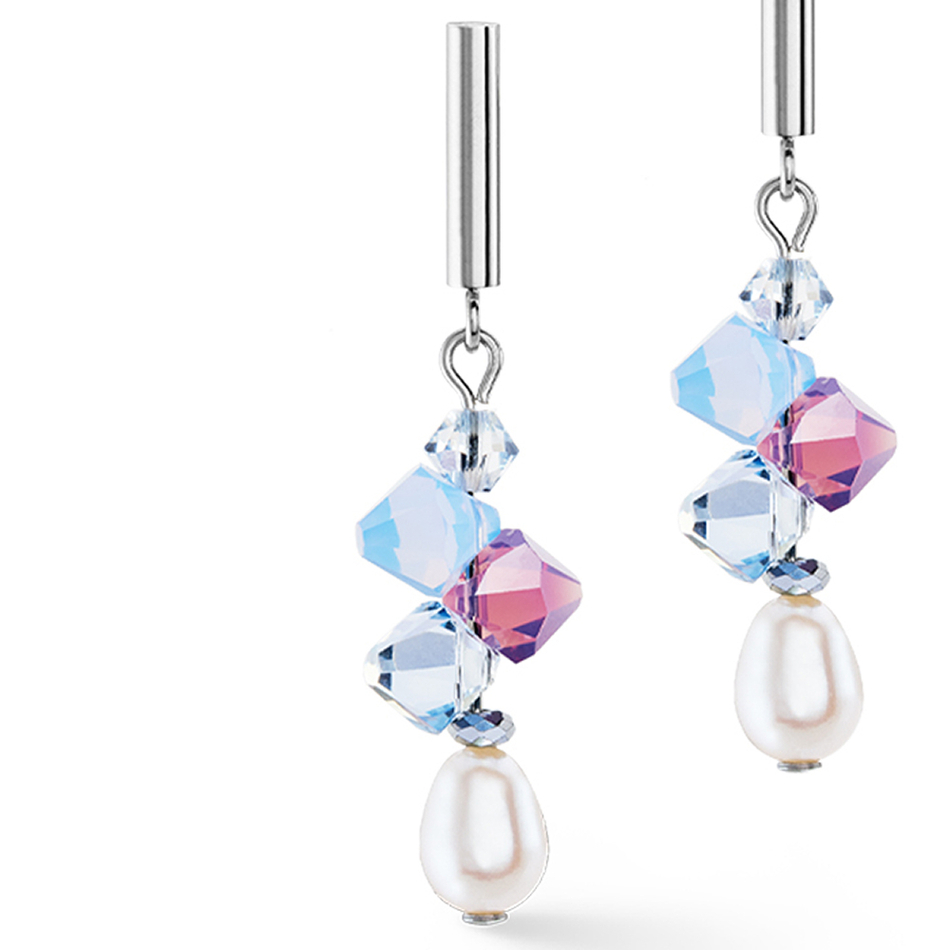 Серьги Coeur de Lion Lilac-Blue 1124/21-0839