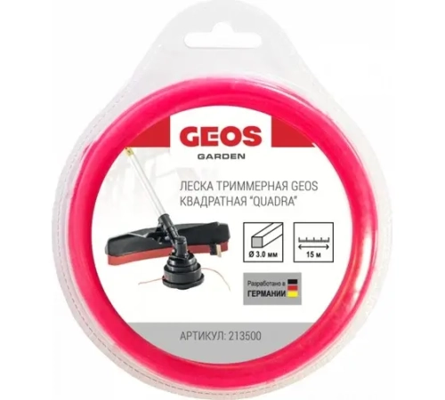 Корд триммер (леска) 3,0мм 15м GEOS квадрат