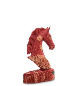 10-014-02 Фигурка «Лошадь» (батик, о.Ява) сред 20 см