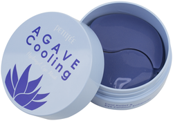 Petitfee охлаждающие гидрогелевые патчи с экстрактом агавы Agave cooling hydrogel eye mask, 60 шт.