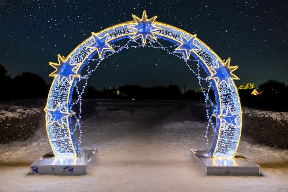 световая арка "Искристая"