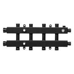 Коллектор Royal Thermo на 4 (5) отопительных контуров (сверху/снизу/сбоку) с кронштейнами