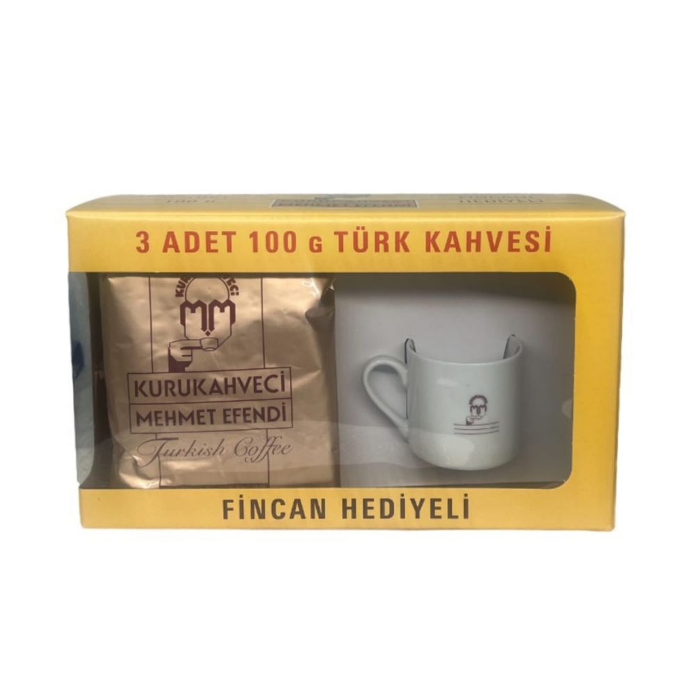 Кофе молотый Kurukahveci Mehmet Efendi 300 г + чашка