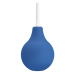 Синий анальный душ с тонким кончиком (Цвет: синий)