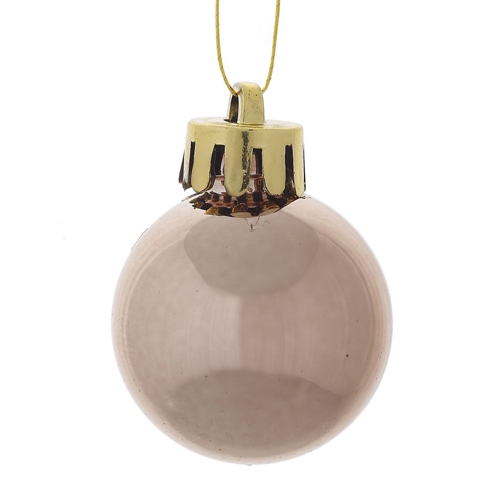 GAEM Набор из 25шт, Украшение новогоднее Шар "Шоколадное удовольствие", D3 см, L8 W8 H13 см