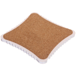 Подставка под кружку керамическая 10,5*10,5см «Дед Мороз и волшебный шар»