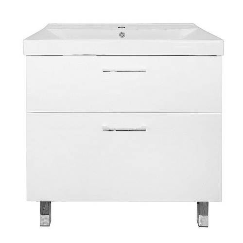 Тумба с раковиной Azario Ника 80Н CS00091370 белая