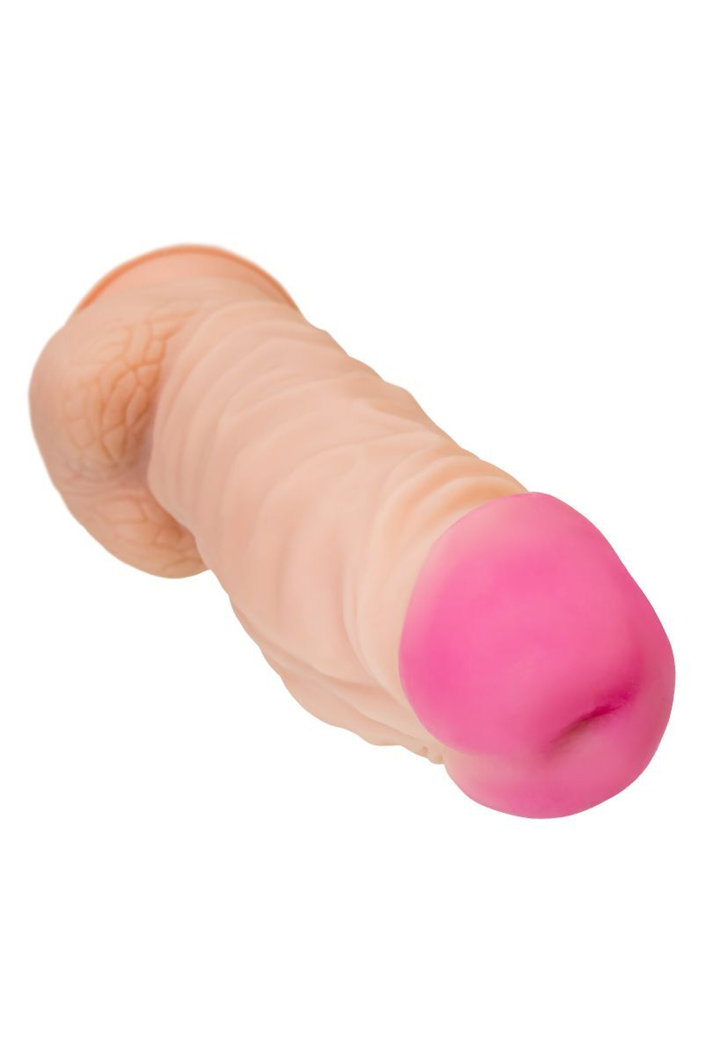 Телесный фаллоимитатор-гигант Kratos - 30 см. (Цвет: телесный)