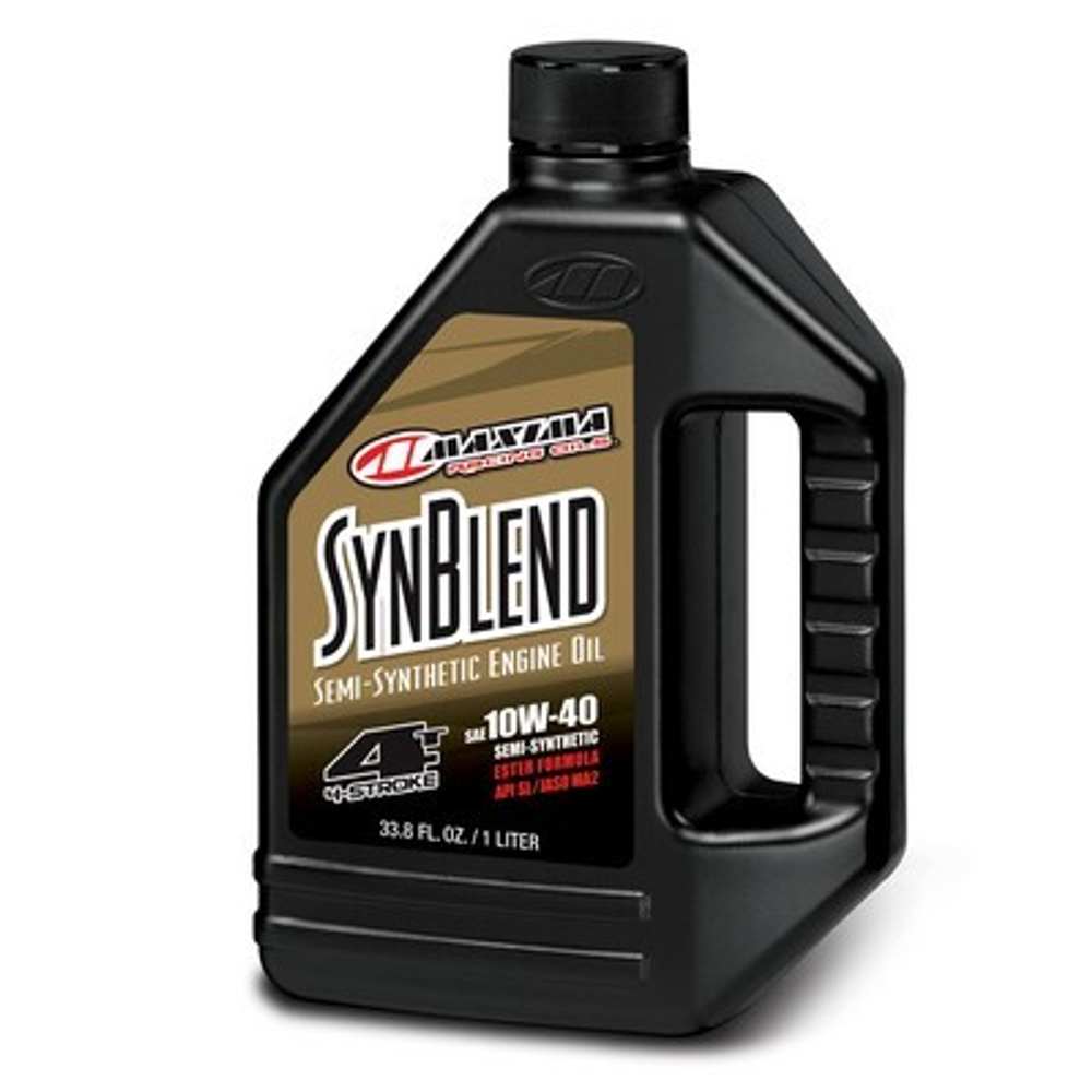Масло моторное MAXIMA Syn Blend Ester 10w40 Liter полусинтетическое 4Т (1л)