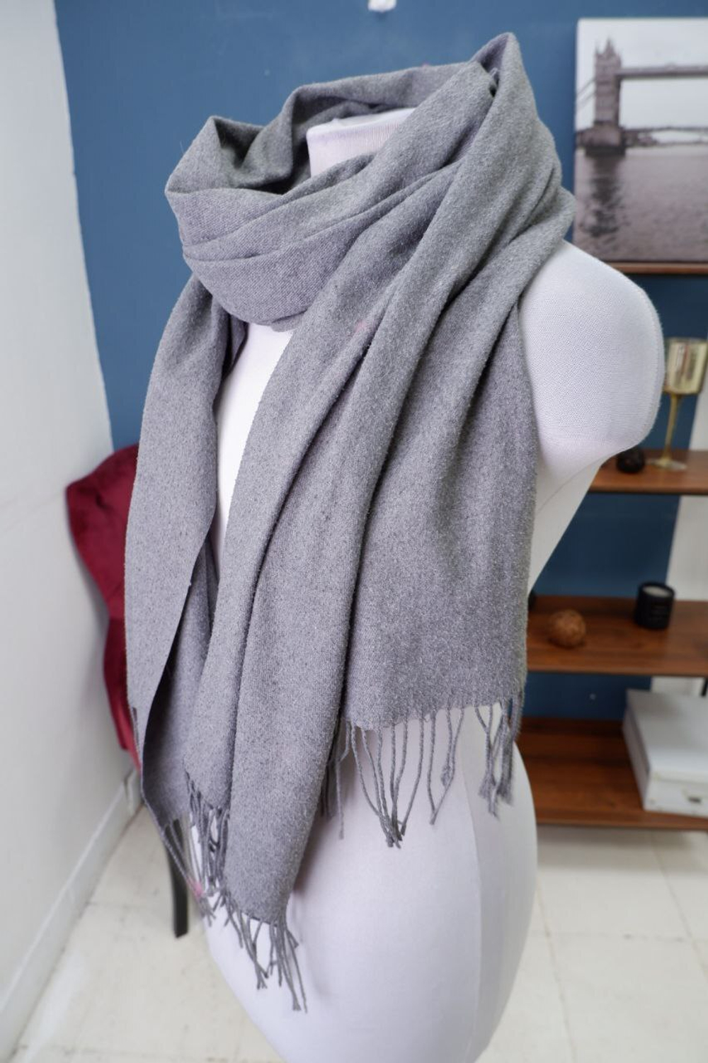 Шарф объемный