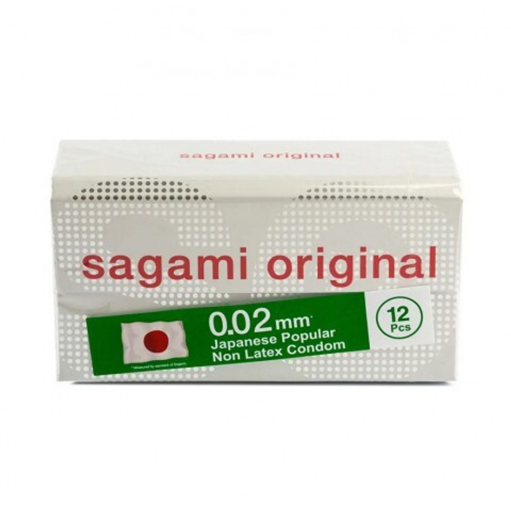 Презервативы полиуретановые Sagami Original 0.02, 12 шт.