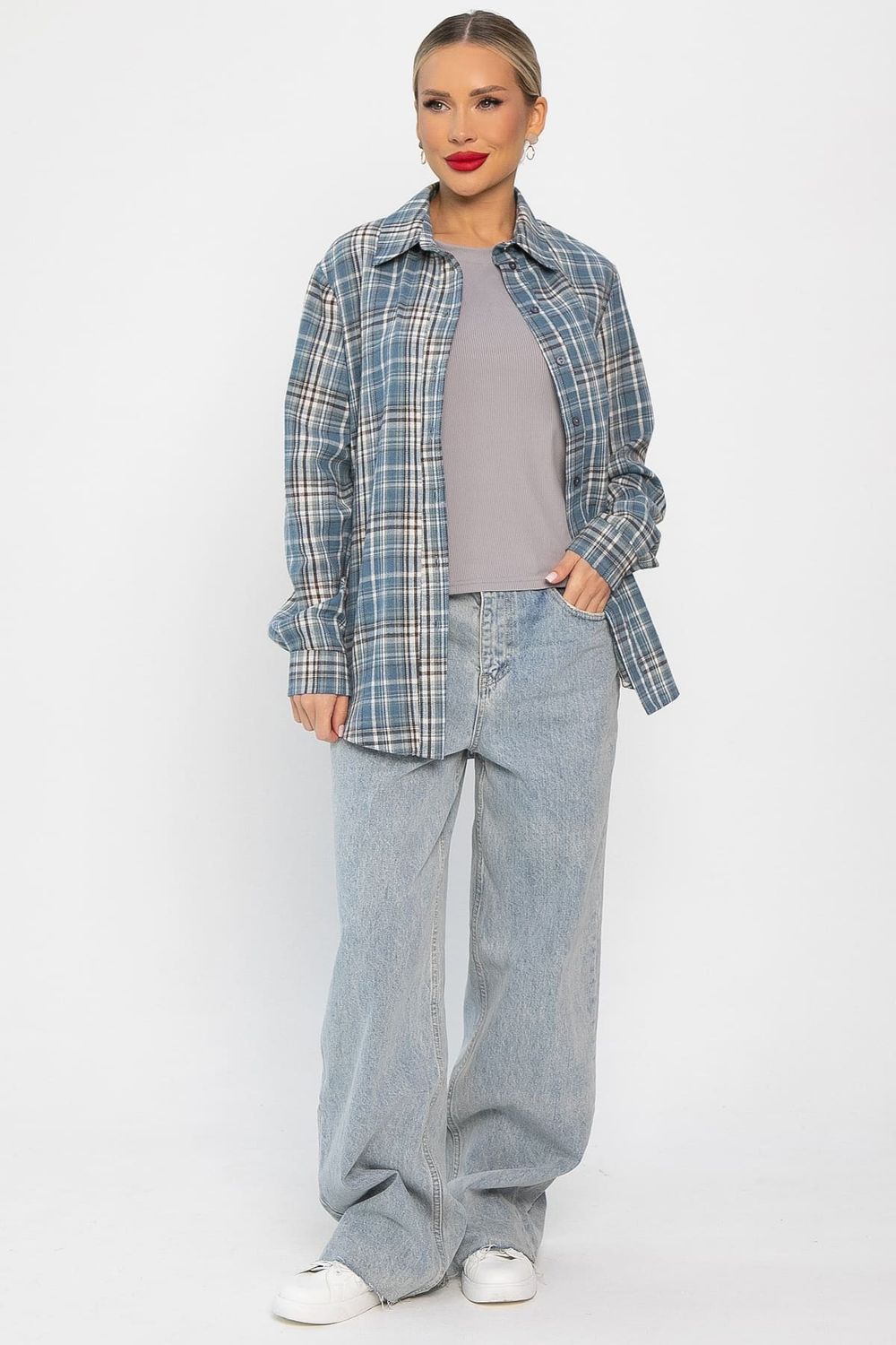 Рубашка Денни (джинс) Б14134-7М LT Collection