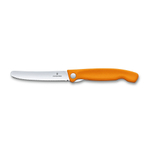 Нож кухонный Victorinox Swiss Classic (6.7836.F9B) стальной для овощей лезв.110мм серрейт. заточка