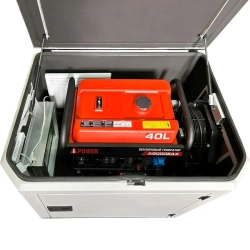 A-iPower A9000EAX бензиновый генератор в кожухе 1200 RAL 7035 с блоком АВР 400В/25А (8 pin) New УТ-11184206/29109