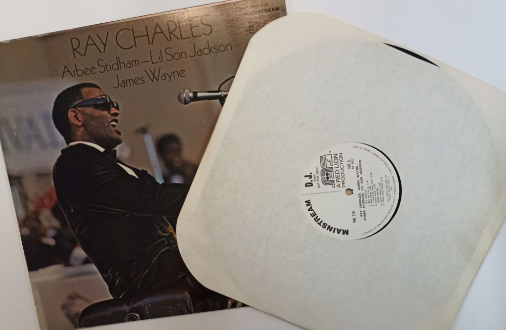 Винтажная виниловая пластинка LP Ray Charles, Arbee Stidham, Lil Son Jackson, James Wayne (USA 1974) (Promo)