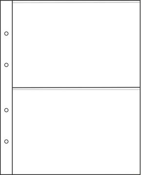 Лист для хранения на 2 боны (формат Grand) (245х300 мм)