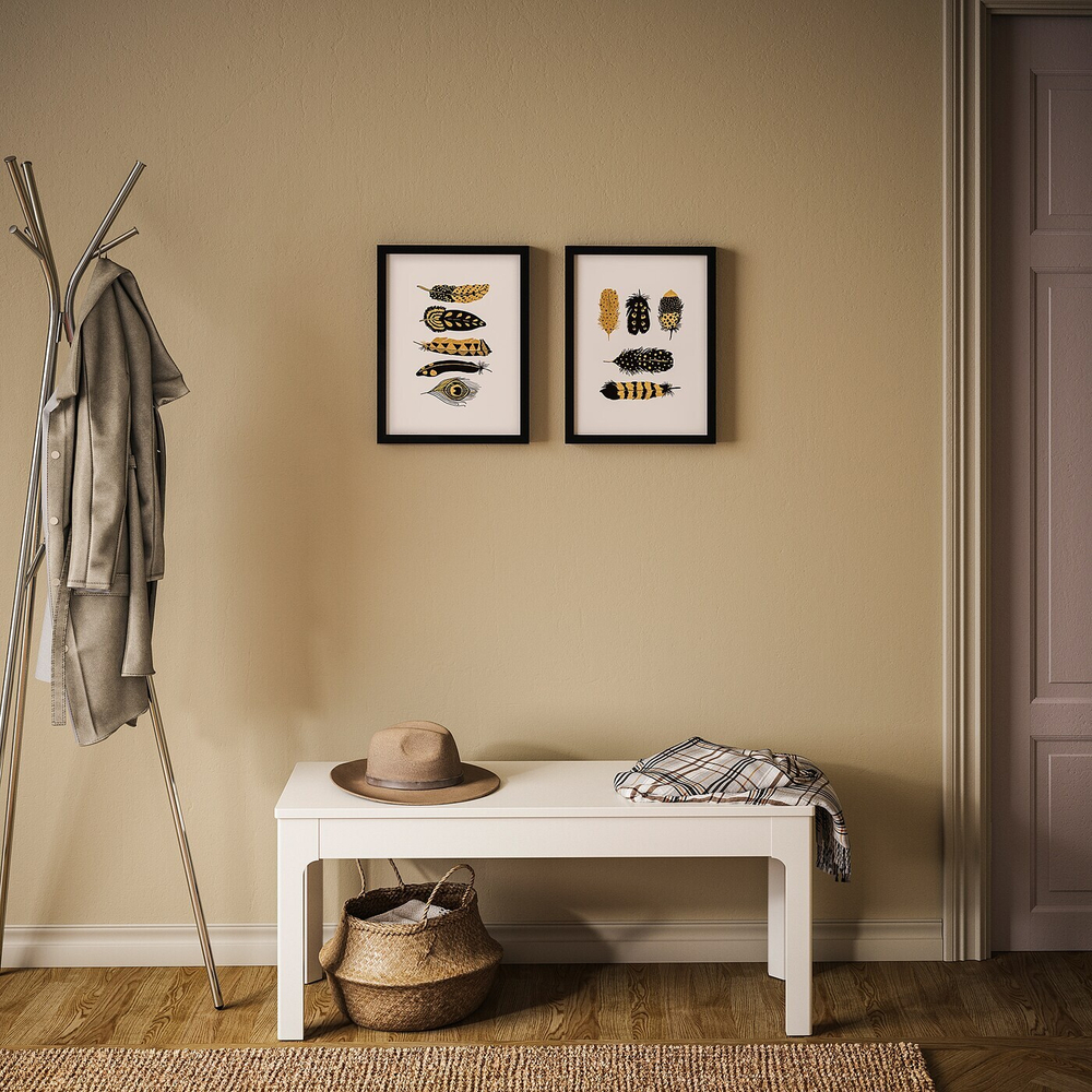 IKEA BILD  (ИКЕА БИЛД)  -  Плакат, Коллекция перьев, 30x40 см