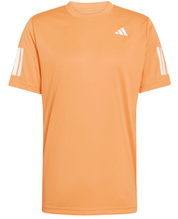 Теннисная футболка Adidas Club Tennis Climacool 3-Stripes - pure orange