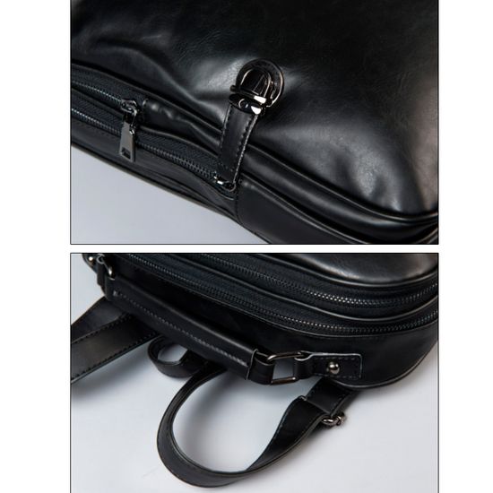 Рюкзак из экокожи Пусан. Черный