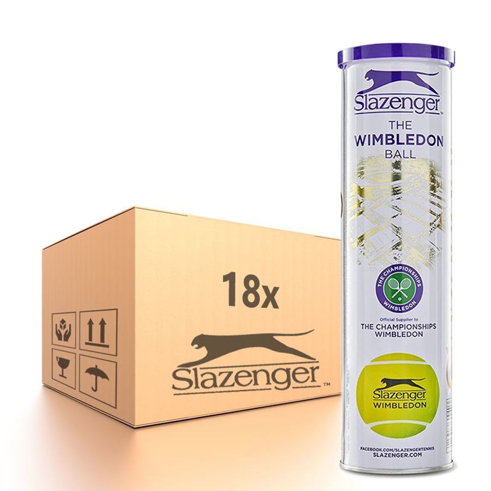 Упаковка теннисных мячей Slazenger The Wimbledon Ball - 18 x 4B