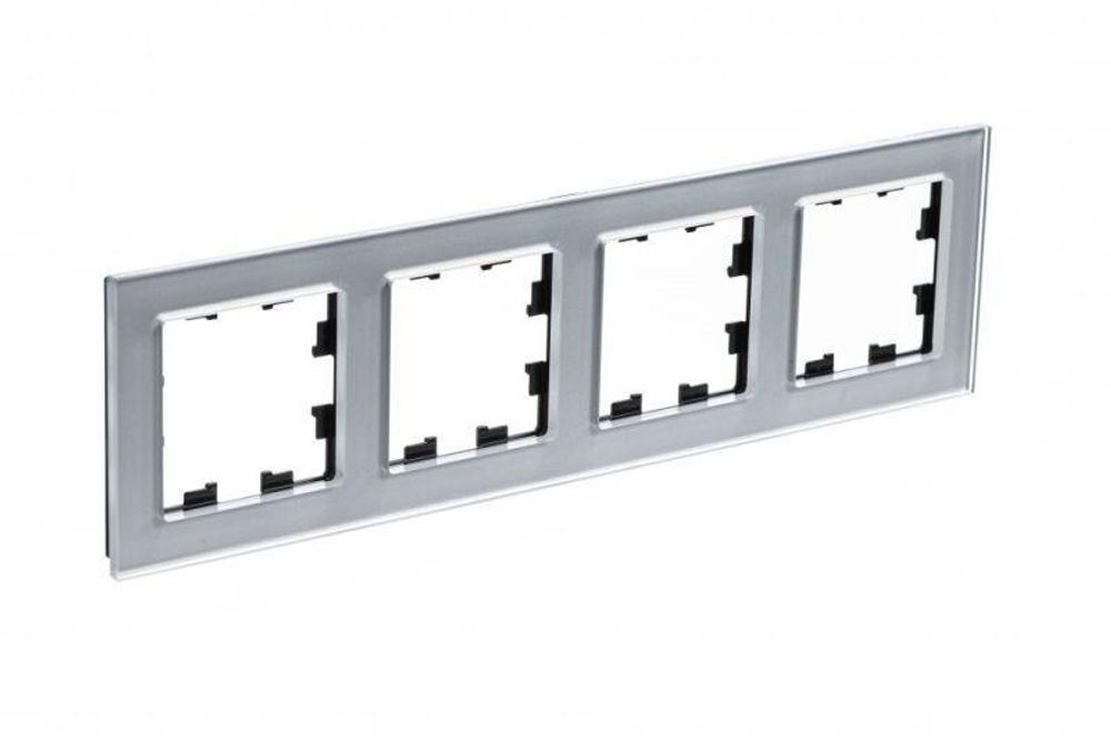 Рамка 4-м AtlasDesign Nature стекло алюм. SE ATN320304 Рамка 4-м AtlasDesign Nature стекло алюм. SE ATN320304