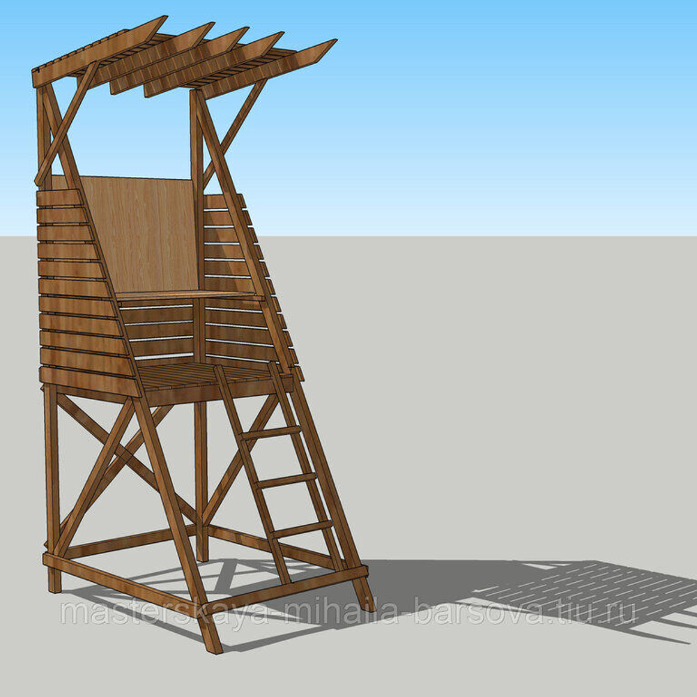 Вышка наблюдательная ВИХРЬ 180х130х380 см