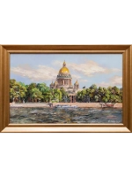 Картина маслом "Санкт-Петербург. Исаакиевский собор" Артемис