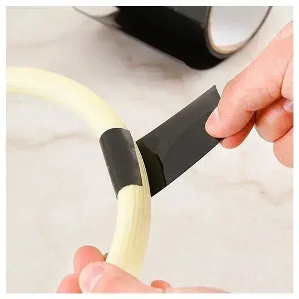 Клейкая лента, сверхпрочная армированная Flex Tape/ремонтная/сверхсильная/сварка/герметик/монтажная/усиленной фиксации/черная