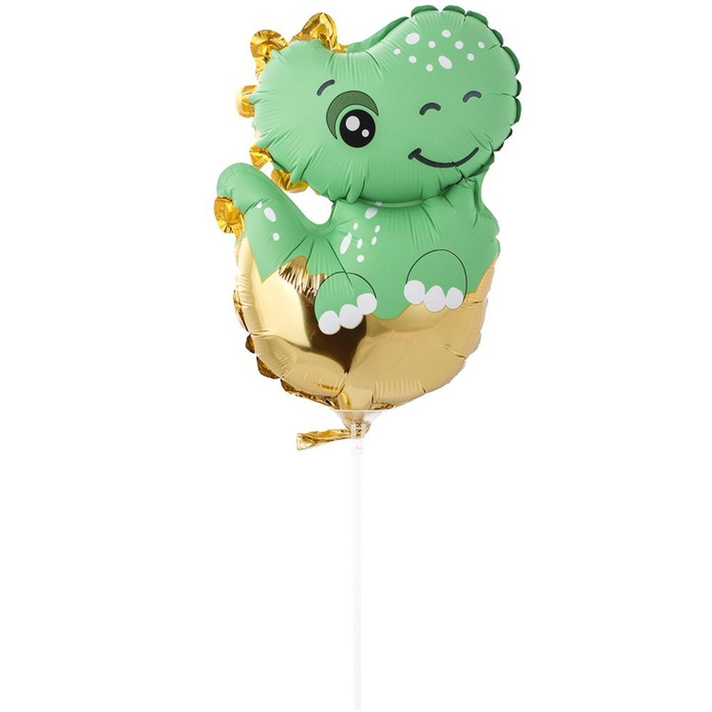 Шар Фольгированный Динозаврик Малыш в яйце (Зеленый)