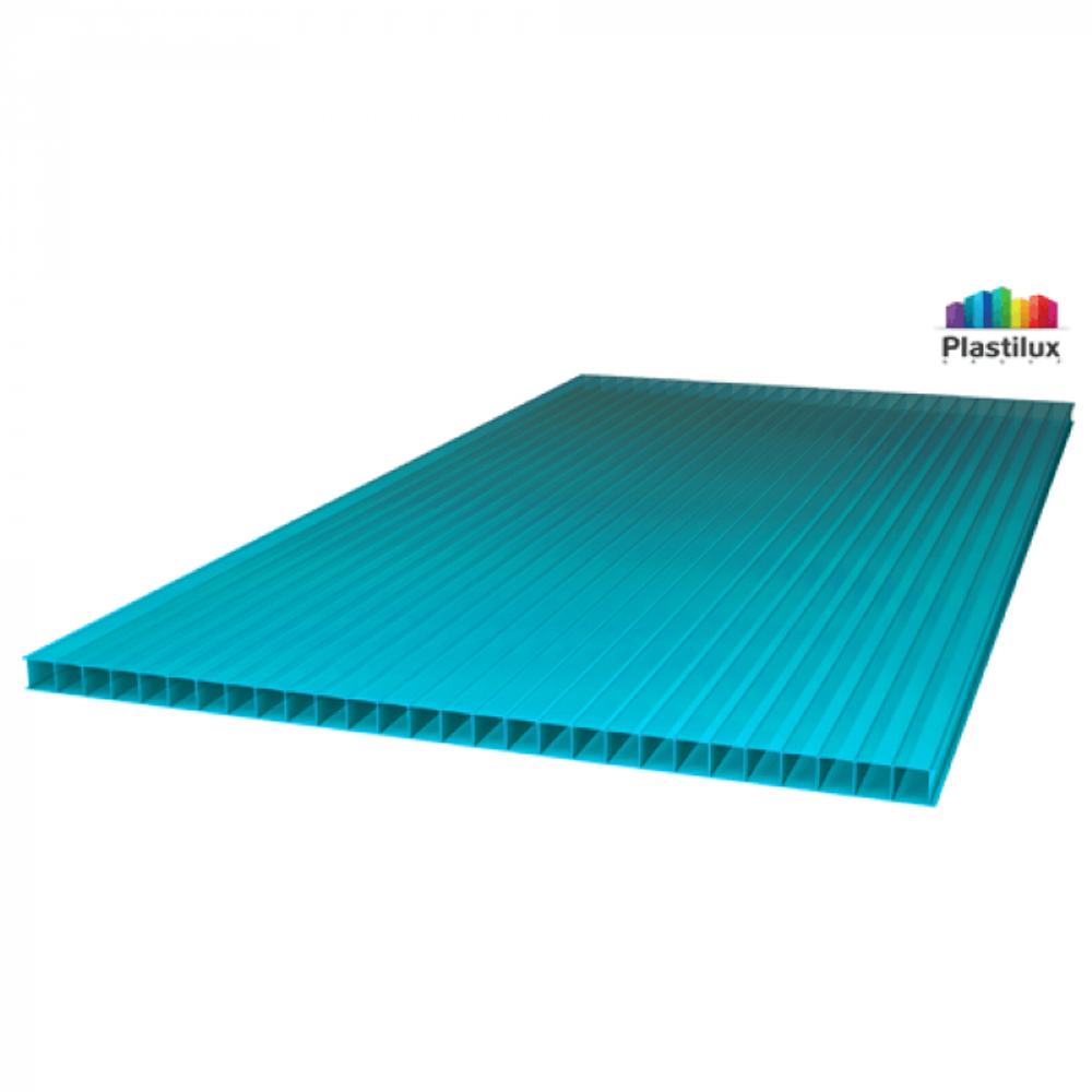 Сотовый поликарбонат 10 мм 2,1х12 м (21,4 кг) Royalplast (цветной)